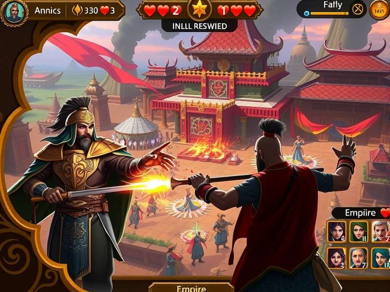 Mace Maratha Vanguard gameplay screenshot showing warrior characters and battle scene